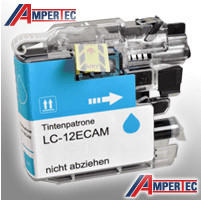 Ampertec Tinte für Brother LC-12EC cyan