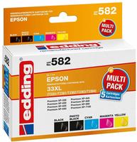 Edding Druckerpatrone ersetzt Epson 33XL, T3357, T3351, T3361, T3362, T3363, T3364