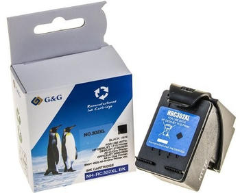 G&G NH-R302XLBK ersetzt HP 302XL schwarz