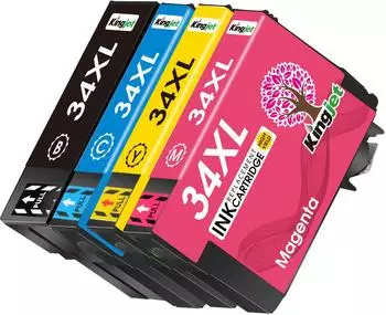 Ampertec 4 Tinten f&uuml;r Epson C13T34764010 34XL 4-farbig