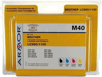 Armor B10145RE ersetzt Brother LC-980 4er-Pack