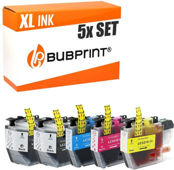 Bubprint 80021886 ersetzt Brother LC-3219XL 5er Pack