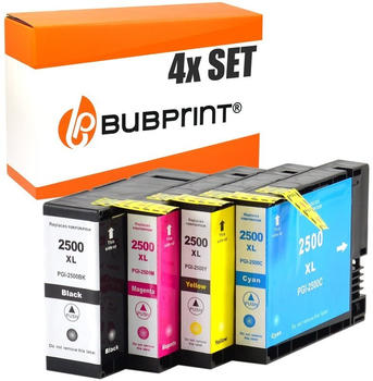 Bubprint 80011779 ersetzt Canon PGI-2500XL 4er Pack