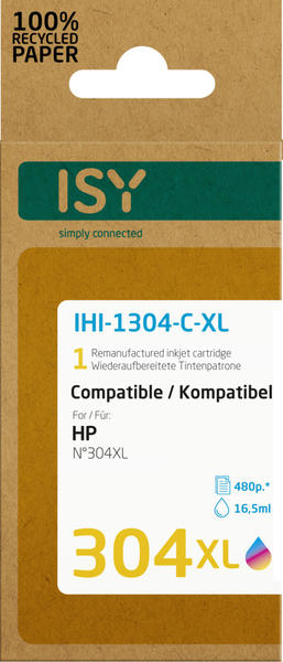 ISY IHI-1304-C-XL ersetzt HP 304XL color