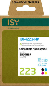 ISY IBI-4223-MP ersetzt Brother LC-223 4er Pack