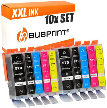 Bubprint 80011149 ersetzt Canon PGI-570/CLI-571 10er Pack