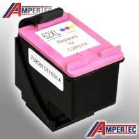 Ampertec Tinte für HP C2P07AE 62XL 3-farbig