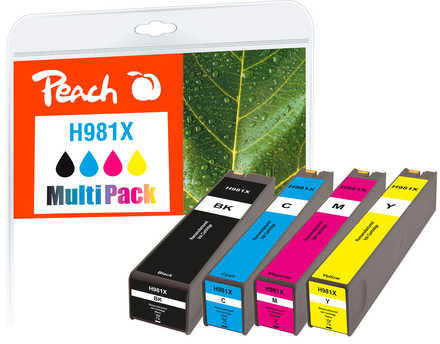 Peach PI300-782 ersetzt HP 981X 4er Pack