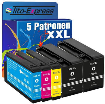 Tito-Express ersetzt HP 950XL/951XL 5er Pack