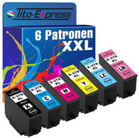 6x Druckerpatrone Epson Expression Photo XP-8000 XP-8005 378 378XL kompatibel