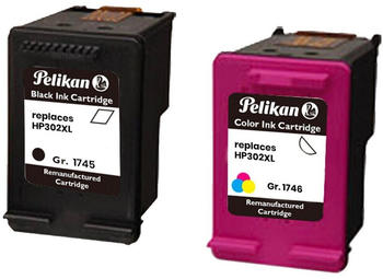 Pelikan 4950870 ersetzt HP 302XL color + schwarz
