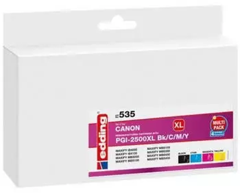 edding EDD-535 ersetzt Canon PGI-2500XL 4er Pack