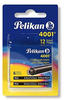 Pelikan 330803, Pelikan Tintenpatrone 4001 TP/6-2B bril-schwarz 2 Etuis a6St,...