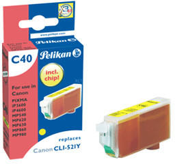 Pelikan Printing Pelikan C40 ersetzt Canon CLI-521Y gelb (4103277)