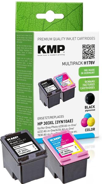 KMP H178V ersetzt HP 303XL schwarz + color