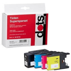Dots Office 1524,4005 ersetzt Brother LC-1280XLVALBP 4er Pack