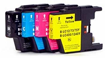 D&C ersetzt Brother LC-1240 XL Y Yellow Gelb Druckerpatrone für 600 Seiten
