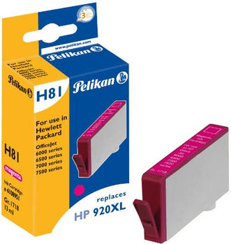 Pelikan Printing Pelikan H81 ersetzt HP 920XL magenta (4108951)