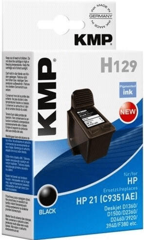 KMP H129 ersetzt HP 21 schwarz (1900,4811)