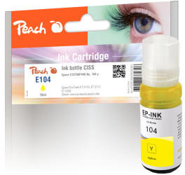 Peach PI200-800 ersetzt Epson 104 gelb