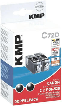 KMP C72D ersetzt Canon PGI-520BK schwarz (1508,0021)