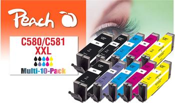 Peach PI100-437 ersetzt Canon PGI-580XXL / CLI-581XXL 10er Pack