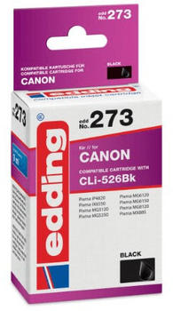 edding EDD-273 ersetzt Canon CLI-526BK schwarz