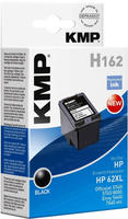 KMP Patrone HP C2P05AE NR.62XL black 600S. H162 refilled Multimedia-Technik Patronen