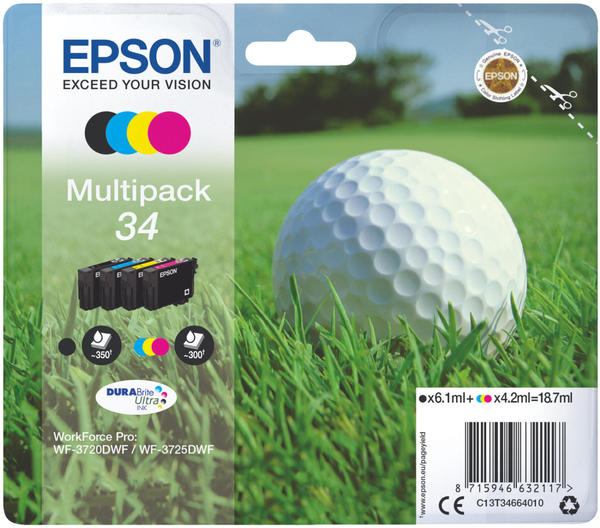 Epson 34 Multipack 4-farbig (C13T34664010)