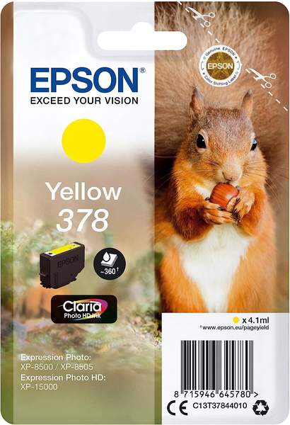 Epson 378 gelb (C13T37844010)