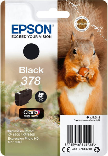 Epson 378 schwarz (C13T37814010)