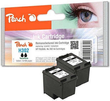 Peach PI300-653 ersetzt HP 302 schwarz