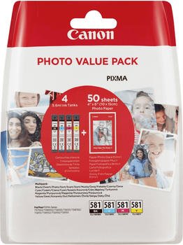 Canon CLI-581 Photo ValuePack 4-farbig (2106C005)