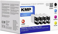 KMP MULTIPACK E220VX - 4er-Pack - Hohe Ergiebigkeit - Schwarz, Gelb, Cyan, Magenta -