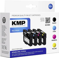 KMP MULTIPACK E218VX - 4er-Pack - Hohe Ergiebigkeit - Schwarz, Gelb, Cyan, Magenta -