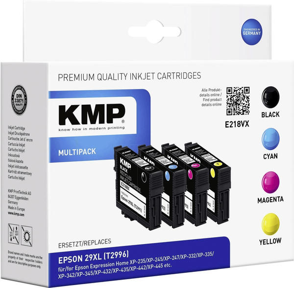 KMP E218Vx ersetzt Epson 29XL Multipack (1632,4050)