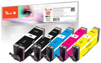 Peach 320123 Druckerpatrone Schwarz, Cyan, Magenta, Foto schwarz, Gelb