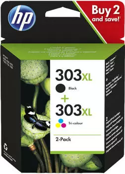 HP Nr. 303XL schwarz + Farbe (3YN10AE)