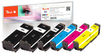 Peach Spar Pack Plus Tintenpatronen kompatibel zu Epson T3337, No. 33,...