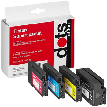 Dots Office 1747,4005 ersetzt HP 953XL 4er-Pack