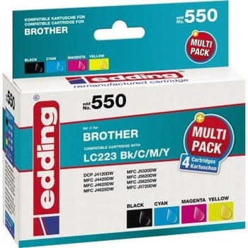 edding EDD-550 ersetzt Brother LC-223 4er Pack