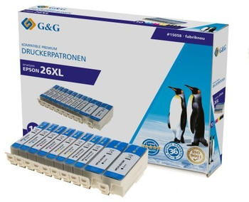 G&G Printing G&G 15058 ersetzt Epson 26XL 10er Pack