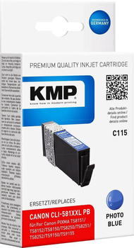KMP C115 ersetzt Canon CLI-581PBXXL Foto-Blau