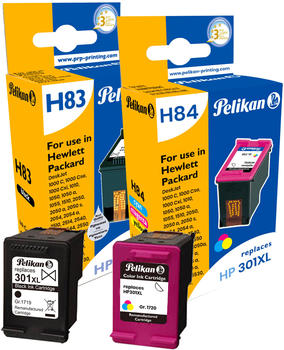 Pelikan 4950840 ersetzt HP 301XL color + schwarz