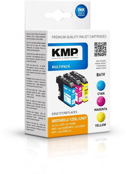 KMP B61V ersetzt Brother LC-125XL C/M/Y 3er Pack
