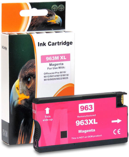 D&C ersetzt HP 963XL, 3JA28AE Magenta Druckerpatrone für 1.600 Seiten