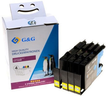 G&G Printing G&G 14783 ersetzt Brother LC1240-VALBP 4er Pack