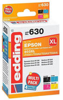 edding Tintenpatrone 18-630 wie Epson 603XL sw/c/m/g 4 St./Pack.