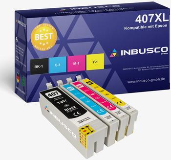 Inbusco ersetzt Epson 407XL 4er Pack