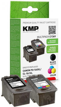 KMP C136V ersetzt Canon PG-560XL / CL-561XL color + schwarz